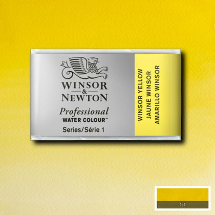 Winsor Yellow Whole Pan - S1 Professional Watercolour