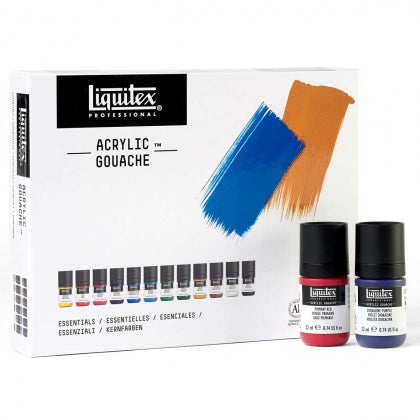 LQX Gouache 12x22ml Essentials Se