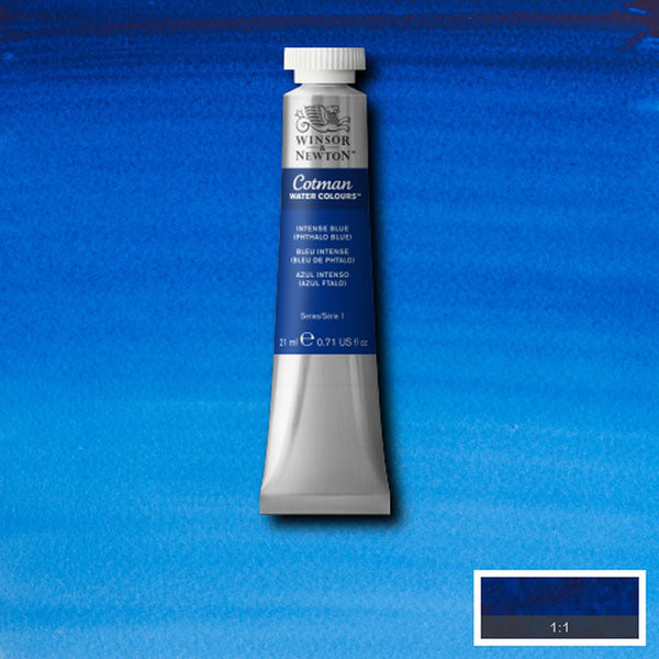 Cotman Watercolour Intense Blue (Phthalo Blue) 21ml