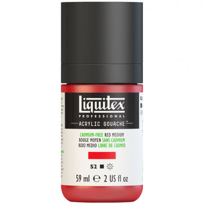 Liquitex Acrylic Gouache 59ml S2 - Cadmium-Free Red Medium