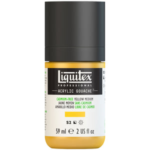Liquitex Acrylic Gouache 59ml S2 - Cadmium-Free Yellow Medium