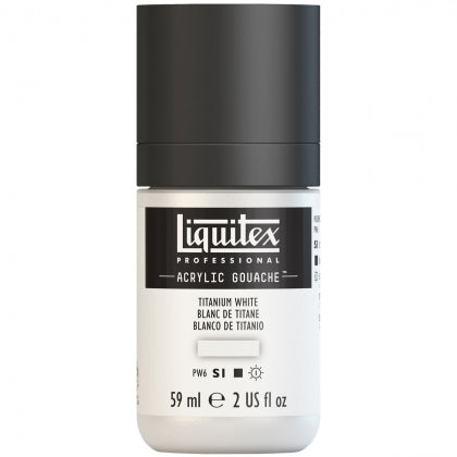 Liquitex Acrylic Gouache 59ml S1 - Titanium White
