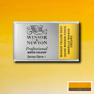 Winsor Yellow Deep Whole Pan - S1 Professional Watercolour
