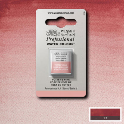 Potter's Pink Half Pan - S2 Professional Watercolour