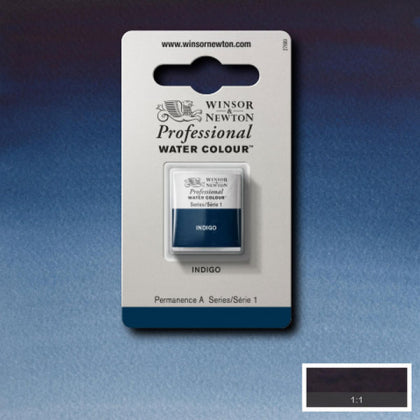 Indigo Half Pan - S1 Professional Watercolour