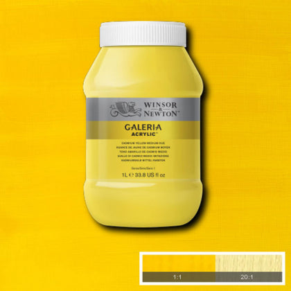 Galeria Acrylic Cadmium Yellow Medium Hue 1000ml