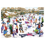 Falcon Deluxe Snow Day Jigsaw Puzzle (1000 Pieces)