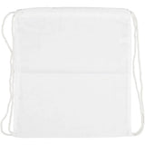 Drawstring bag, size 37x41 cm, 130 g/m2, 1 pc, whi