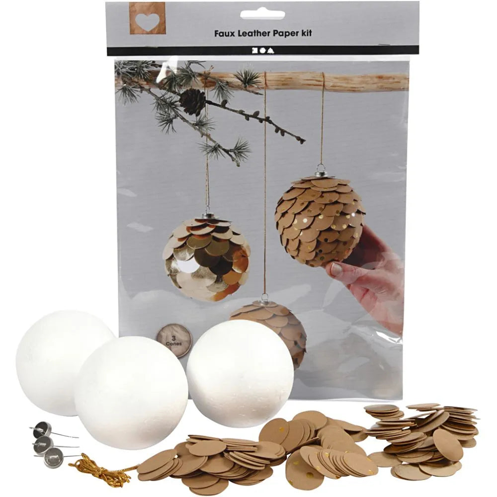 Faux leather paper cones, D: 8 cm, thickness 0.55
