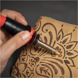 Faux Leather Clutch Bag, L: 21 cm, H: 18, 1 pc, li