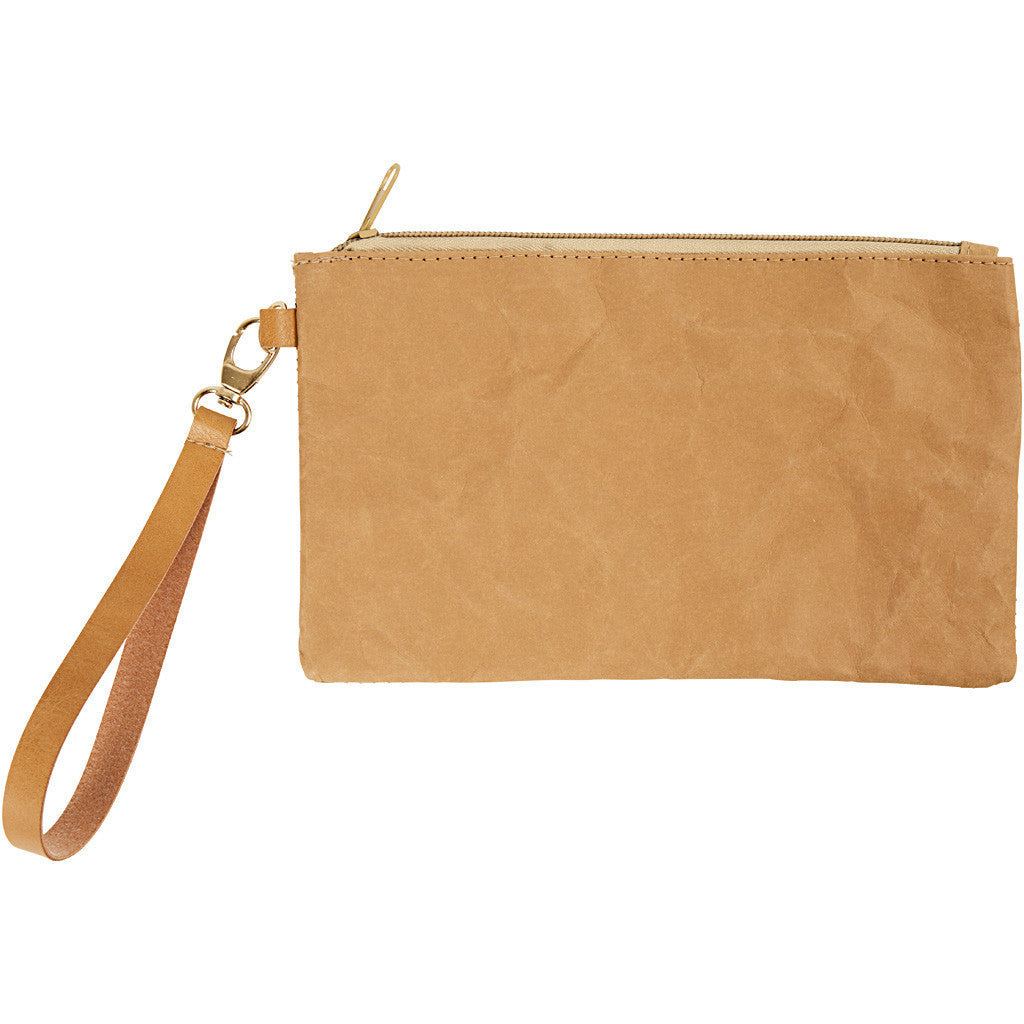 Faux Leather Clutch Bag, L: 21 cm, H: 18, 1 pc, li