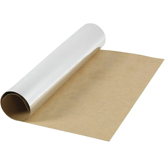 Faux Leather Paper, W: 49 cm, 350 g/m2, 1 m, silve