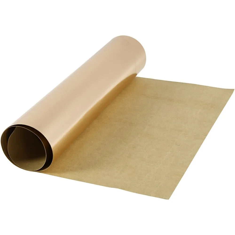 Faux Leather Paper Roll - Rose Gold
