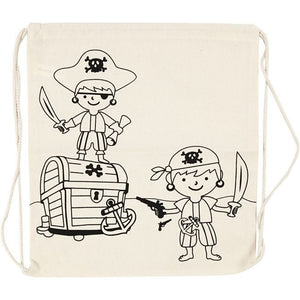 Drawstring Bag 37x41cm Pirate