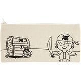 Pencil Case Size 21x9cm 245 g/m2 - Pirates