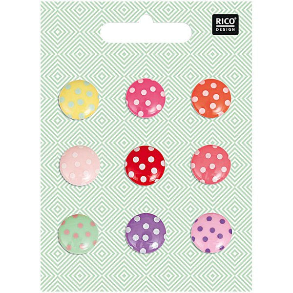 BUTTON MIX Polka Dots