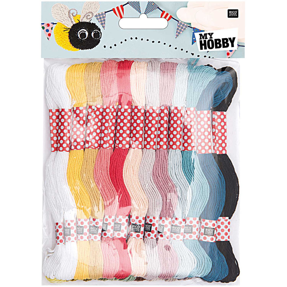 Rico Design Embroidery Thread Set Fashion 24 pieces