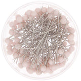 Pins pink, 38mm, 100 pcs
