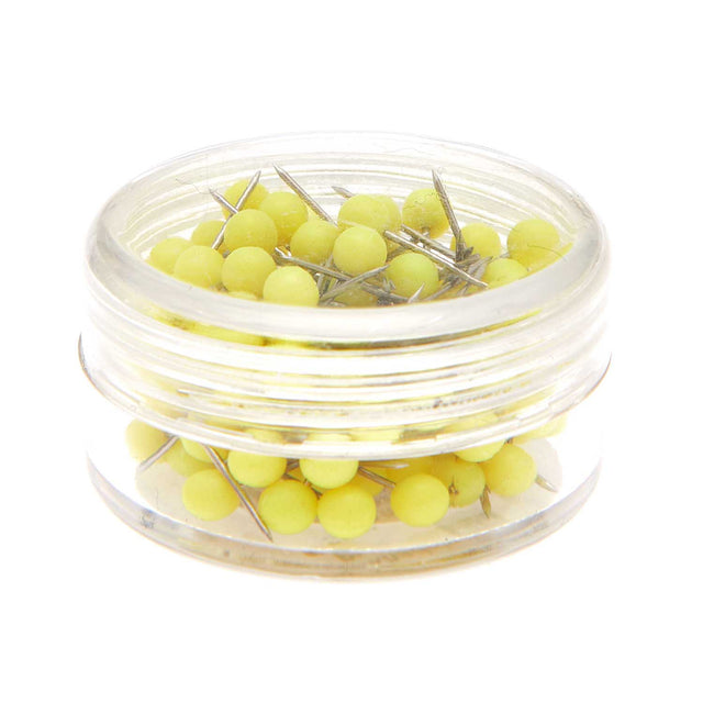 Pins neon yellow, 16mm, 100 pcs