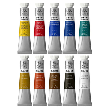 Winton Oil Colour 10x21ml Tube Set