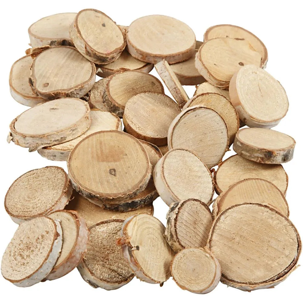 Wood Mix, D: 25-45 mm, thickness 7 mm, 600 g