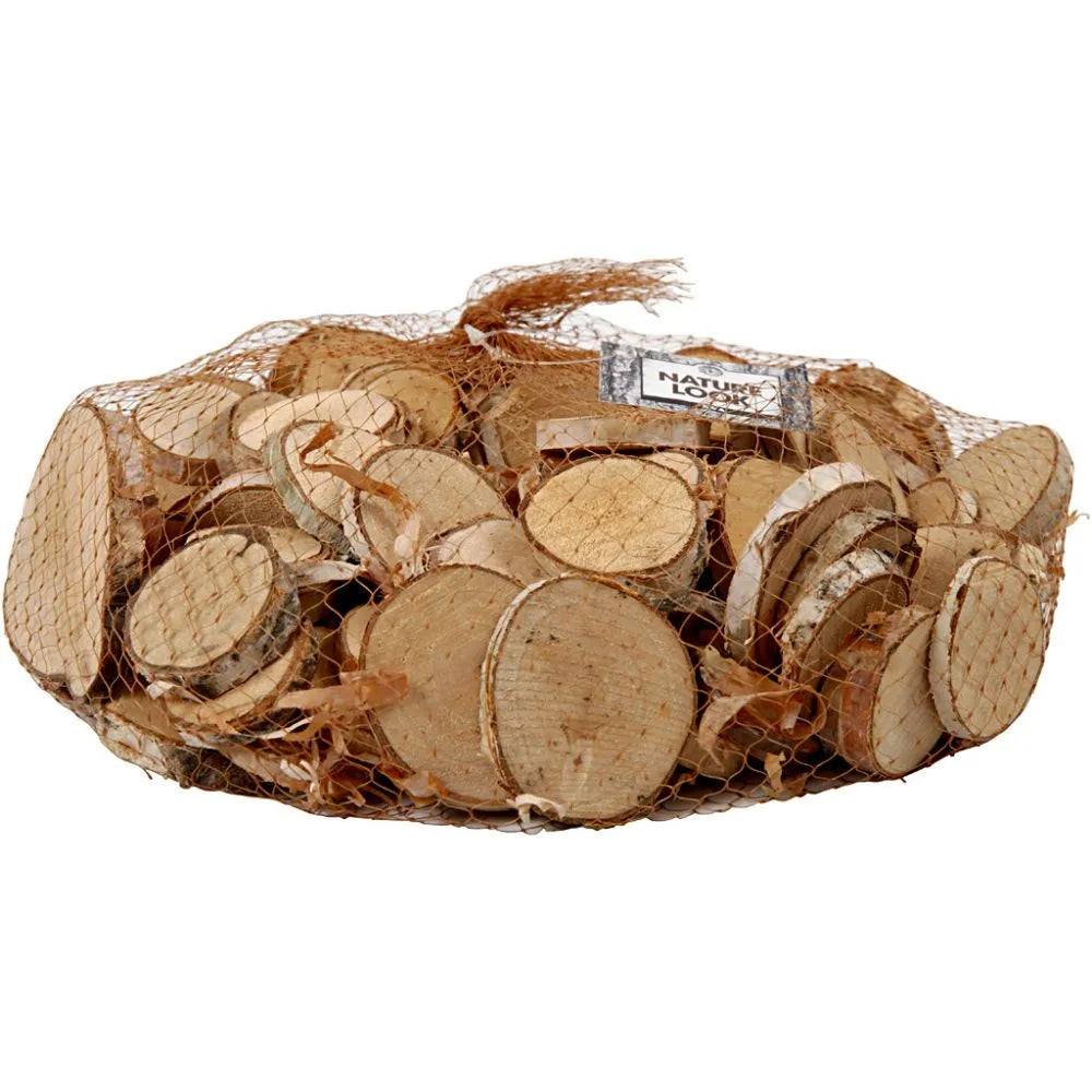 Wood Mix, D: 25-45 mm, thickness 7 mm, 600 g