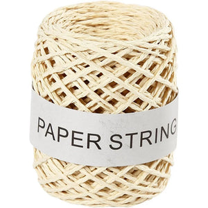 Paper String, thickness 1 mm, 50 m, natural