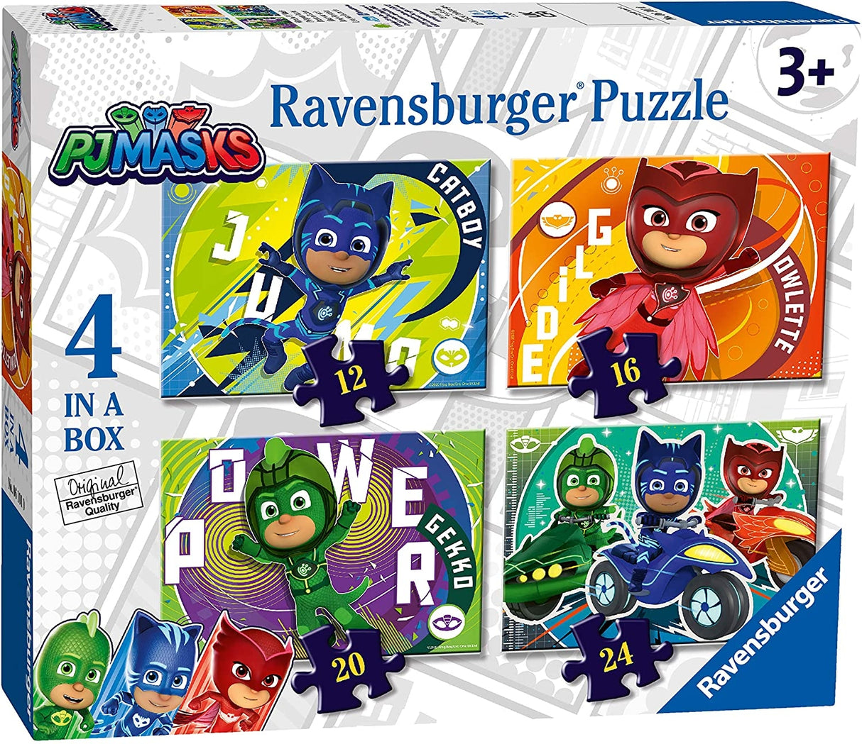 Pj Masks 4 In A Box Jigsaw Puzzle