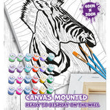 Zebra Paint By Numbers