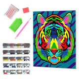Tiger Pop Art Diamond  art