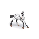 Black Appaloosa Foal Figure
