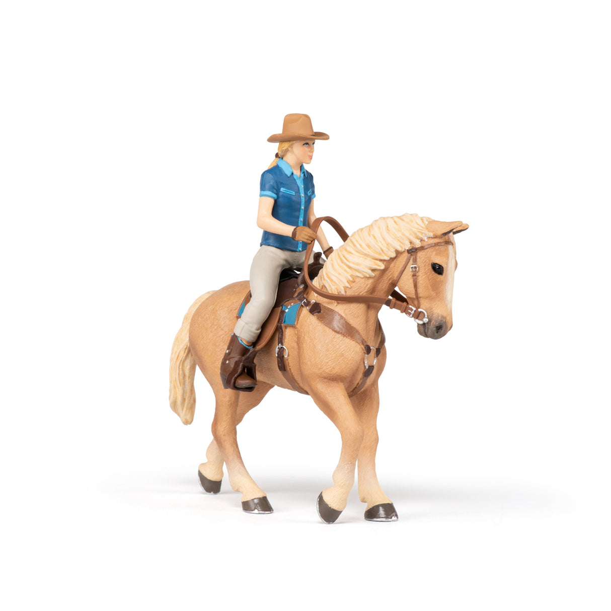 Papo Wild West Horse And Cowgirl