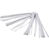 Pipe Cleaners Thickness 6mm L: 30cm - White (50 Pack)