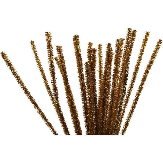 Pipe Cleaners, thickness 6 mm, L: 30 cm, 24 pcs, g