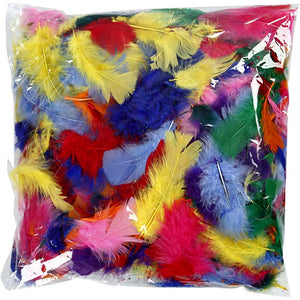 Feathers Assorted colours 50g