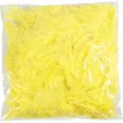 Feathers, yellow, size 7-8 cm, 50 g/ 1 pack