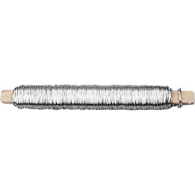 Florist Wire, thickness 0.6 mm, 50 m, silver