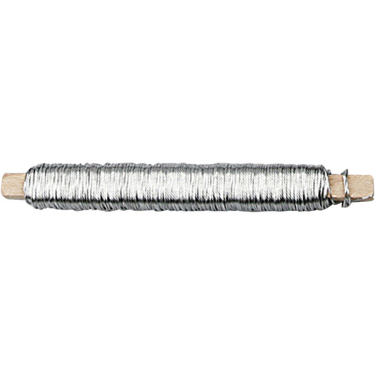 Florist Wire, thickness 0.6 mm, 50 m, silver