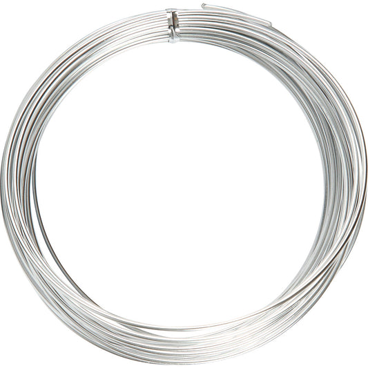Aluminium wire, thickness 2 mm, 10 m, silver