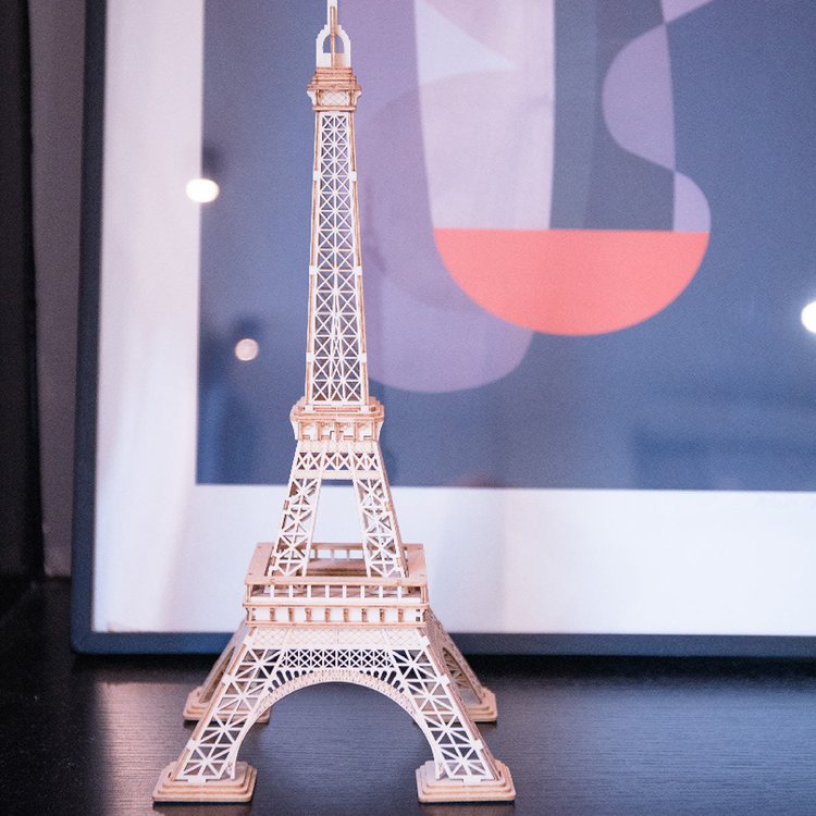 Robotime Eiffel Tower 3D Wooden Puzzle Kit