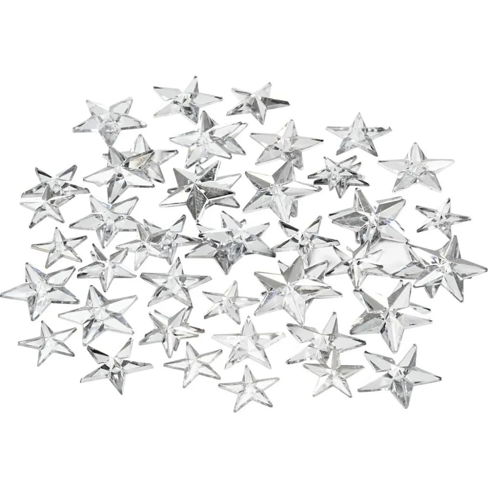 Creativ Silver Rhinestones - Assorted Sizes (360 Pieces)