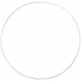 Metal Wire Ring, D: 20 cm, thickness 3 mm, 5 pcs,