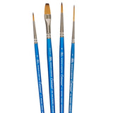Cotman Brush S/H 4pk (R2/R4/Rg1/OS1/4")
