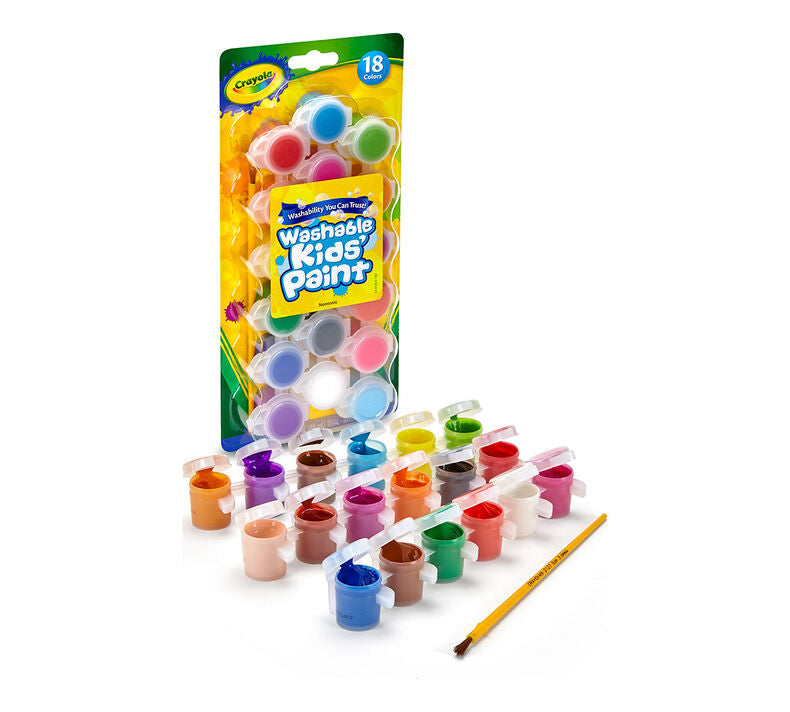 Crayola 18 Washable Kids Paint