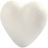 Polystyrene Hearts 6cm (5 Pack)