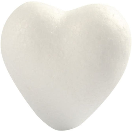 Polystyrene Hearts 6cm (5 Pack)