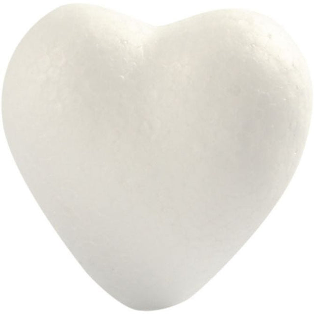 Polystyrene Hearts 6cm (5 Pack)