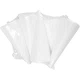 Cone, H: 14.5 cm, D: 6 cm, 5 pcs, white