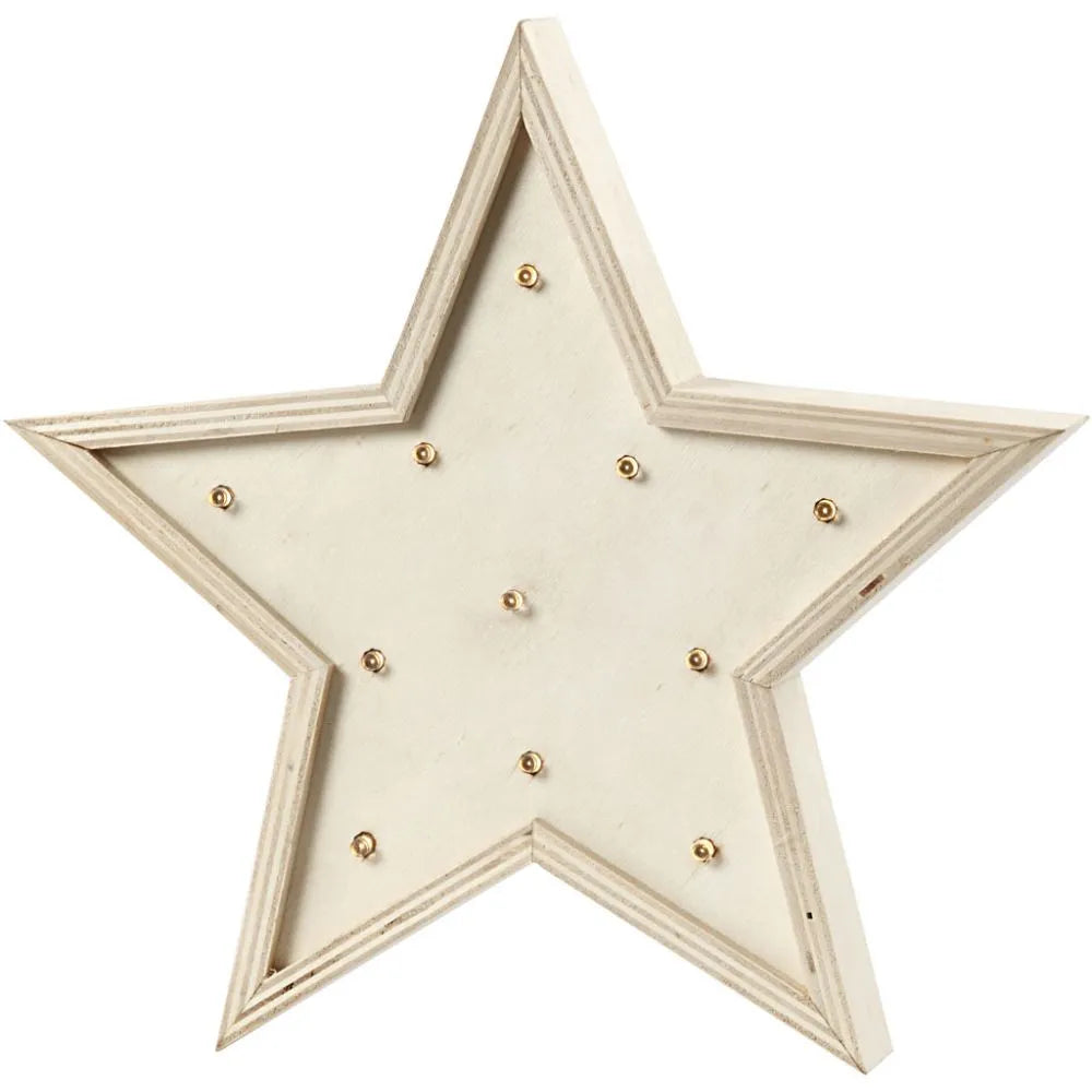 Star Light Box Plywood