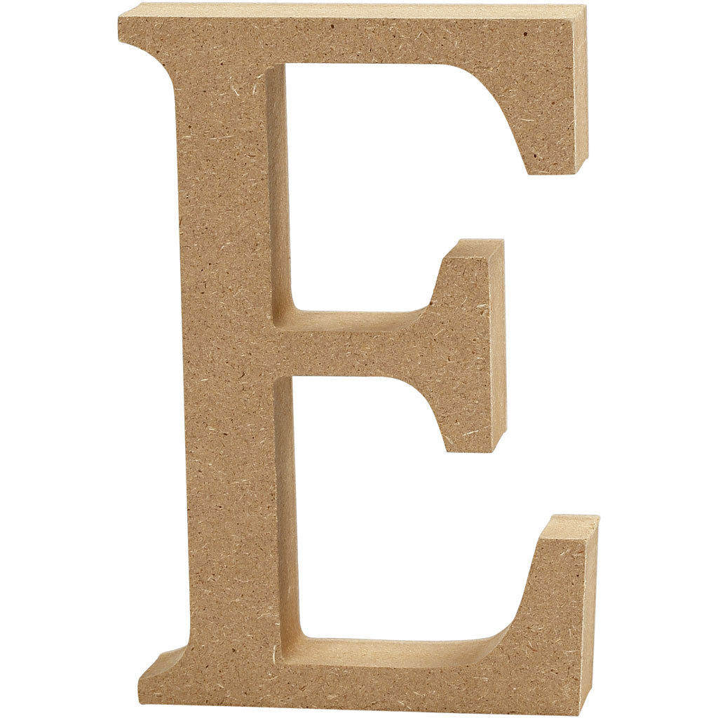 MDF Letter 13cm E